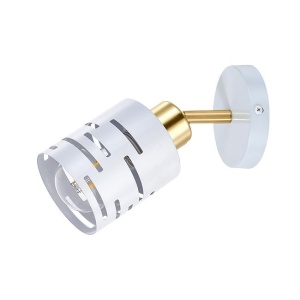 Aplica Elen 1xE27, orientabila, IP20, alba+aurie, Masterled