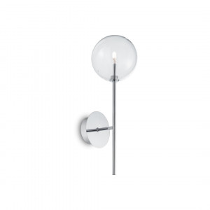 Aplice, Aplica Equinoxe 200132, 1xG4, crom+transparenta, IP20, Ideal Lux - savelectro.ro