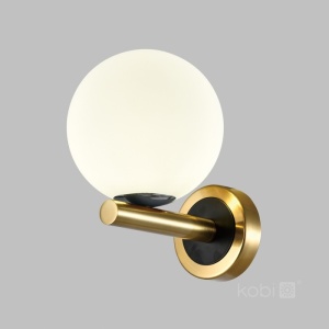 Aplica Kobi Globe, 1xG9, alb+auriu+negru , IP20 [3]- savelectro.ro