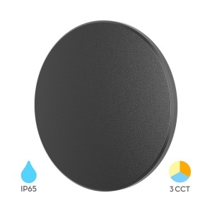 Corpuri de iluminat exterior, Aplica LED 12W pentru exterior Palermo, neagra, IP65, lumina calda/neutra/rece, 1160 lm, Braytron - savelectro.ro