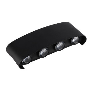 Aplica LED 7411-OP, 8W, 680lm, lumina calda, IP65, neagra, Optonica [1]- savelectro.ro