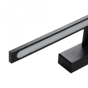 Aplica LED Aria, 12W, 900 lm, temperatura de culoare ajustabila(3000-6500K), cu intrerupator, neagra, metal, Braytron [3]- savelectro.ro