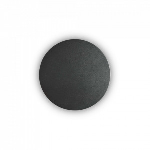 Aplica LED Cover 195742, 9.5W, 950lm, lumina calda, neagra, IP20, Ideal Lux