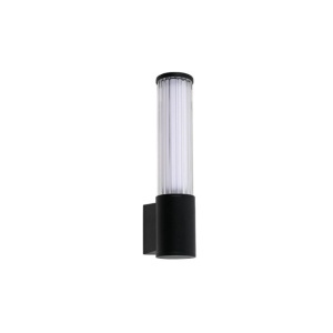 Aplice LED, Aplica LED Curvy, 8W, 750 lm, lumina calda (3000 K), IP54, neagra, Klausen - savelectro.ro
