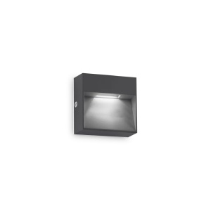 Aplica LED Dedra Big 1.5W, 160lm, IP65, lumina calda (3000 K), antracit, Ideal Lux