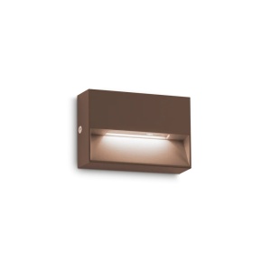 Aplica LED Dedra Small 1.5W, 160lm, IP65, lumina calda (3000 K), cafenie, Ideal Lux