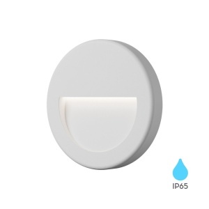Aplice LED, Aplica LED exterior 3W, 240lm, lumina calda (3000 K), IP65, alba, Braytron - savelectro.ro