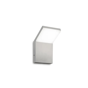Aplice si felinare exterior, Aplica LED exterior Style 8.5W, 790lm, lumina neutra (4000 K), IP54, gri, Ideal Lux - savelectro.ro