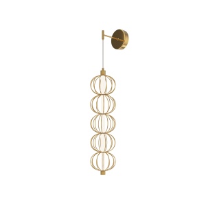 Aplice, Aplica LED Golden Cage MOD216WL-L10G3K, 17W, 1100lm, lumina calda, IP20, aurie, Maytoni - savelectro.ro