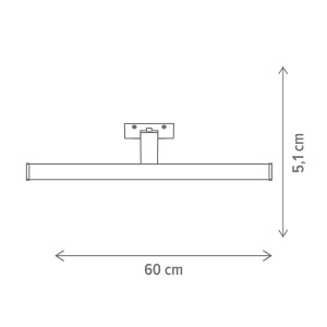 Aplica LED Oracle, 12W, lumina neutra(4000 K), argintie, Klausen [2]- savelectro.ro