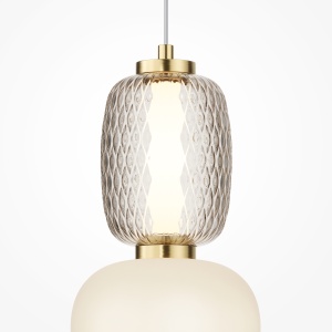 Aplica LED Pattern MOD267WL-L18G3K, 18W, 2400lm, lumina calda, IP20, aurie+alba+gri, Maytoni [3]- savelectro.ro