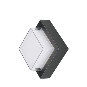 Aplica LED pentru exterior patrata, 15W, 1450lm, lumina calda (3000K), neagra, alba, Braytron [1]- savelectro.ro