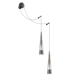 Aplica LED Sintesi P090WL-L24CH3K, 24W, 1200lm, lumina calda, IP20, crom, Maytoni [1]- savelectro.ro