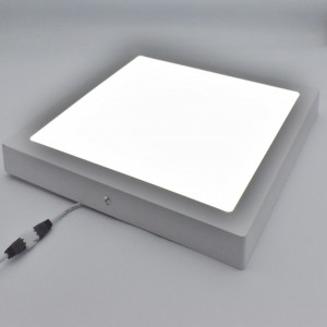 Aplica LED SMD 24W patrata, 1850 lm, IP20, lumina rece (6500K), 300x300mm, alba, Braytron