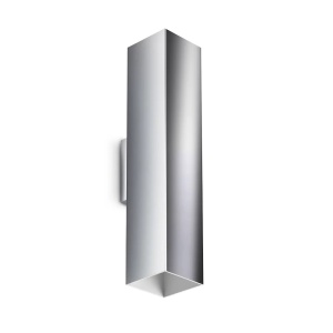 Aplice, Aplica Look patrata D60 H300, 2xGU10, IP20, crom, Ideal Lux - savelectro.ro