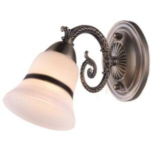 Aplice, Aplica Nicky LY-3329, 1xE27, bronz+alba, IP20, Klausen - savelectro.ro