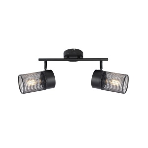 Corpuri de iluminat, Aplica Obscur AP2, 2xE27, neagra, Klausen - savelectro.ro
