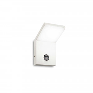 Corpuri de iluminat exterior, Aplica pentru exterior LED STYLE, alb, cu senzor, 9.5W, 870 lumeni, lumina calda (3000K), 269146, Ideal Lux - savelectro.ro
