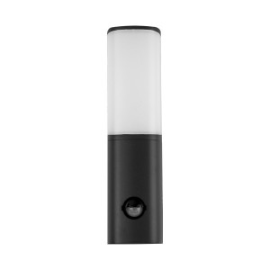 Aplica pentru exterior LED Tarus, 7W, 600lm, lumina calda (3000K), cu senzor de miscare, gri, Braytron [3]- savelectro.ro