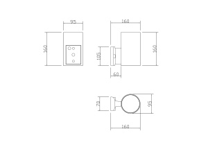 Aplica pentru exterior Rando O419WL-01B, 1xE27, neagra, IP54, Maytoni [4]- savelectro.ro