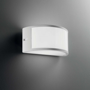 Aplica pentru exterior REX-1, metal, acril, alb, 1 bec, dulie E27, 092393, Ideal Lux [2]- savelectro.ro