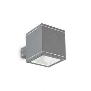 Aplica pentru exterior SNIF, patrat, antracit, 1 bec, dulie G9, 121963, Ideal Lux