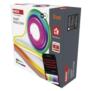 Banda LED flexibila GoSmart NEON White 3 m, 23 W, RGBIC, WiFi [7]- savelectro.ro