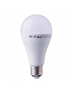 Becuri LED E27, Bec LED 15W(90W) V-TAC, E27, 1350 lm, lumina calda (2700K), clasa energetica F - savelectro.ro