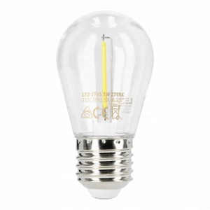 Becuri Vintage, Bec LED 1W(10W) Kobi, filament, dulie E27, lumina calda(2700 K), 55 lm - savelectro.ro