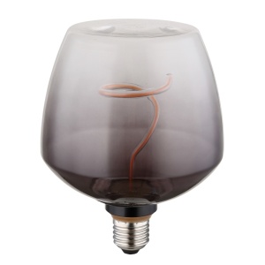 Becuri cu LED, Bec LED 4W, E27, 140 lm, Globo, lumina calda (1800 K), fumuriu - savelectro.ro