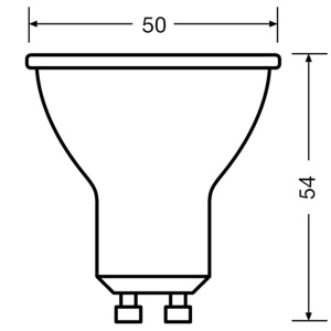 Bec led 6.9W Osram, GU10, 575lm, lumina rece(6500 K) [2]- savelectro.ro