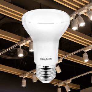Bec LED Braytron, 9W(60W), R63, E27, 830 lm, lumina calda (3000K), clasa energetica F [2]- savelectro.ro