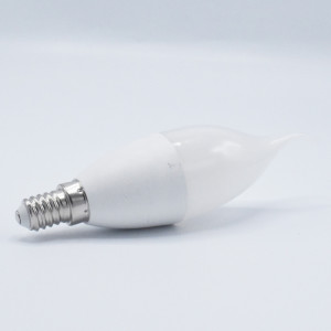 Bec led flacara 10W (90W), E14, 1000 lm, A+, lumina rece (6400K), opal, Horoz Electric