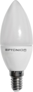 Becuri LED E14, Bec LED lumanare Optonica, E14, 6W(48W), 480 lm, lumina rece (6500K), dimabil, clasa energetica G - savelectro.ro