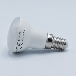 Bec led R39 4W (30W), E14, 300lm, lumina calda (2800K), opal, Optonica 1