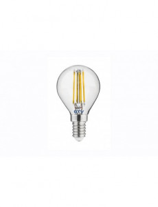 Becuri, Bec LED Sferic 4W(35W) GTV, E14, 420 lm, lumina calda (3000 K), clasa energetica F - savelectro.ro