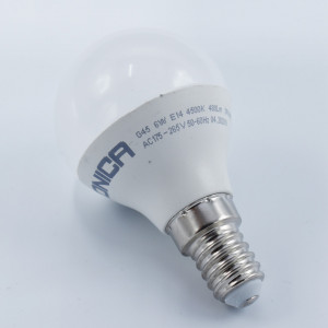 Bec led sferic 6W (35W), E14, G45, 480lm, lumina neutra (4500K), opal, Optonica