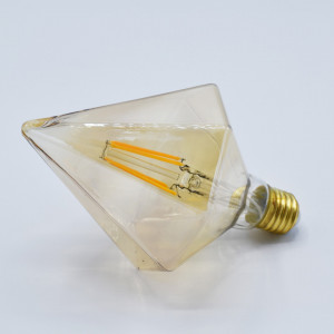 Bec led Vintage Edison 4W (40W), E27, CR110, 350 lm, lumina calda (2200K), auriu, Braytron