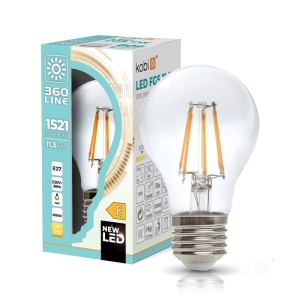 Bec Vintage LED 11.5W(100W), dulie E27, lumina calda(3000 K), 1521 lm, Kobi [4]- savelectro.ro