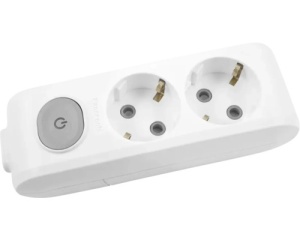 Prelungitoare Electrice, Bloc 2 prize + intrerupator X-tendia Panasonic, Alb - savelectro.ro