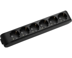 Prelungitoare Electrice, Bloc 6 prize X-tendia Panasonic, Negru - savelectro.ro