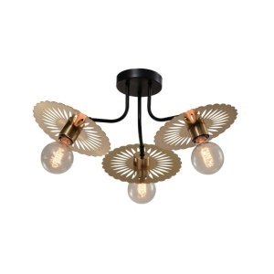 Candelabre, Candelabru Dragon, 3xE27, negru, alama, Klausen - savelectro.ro