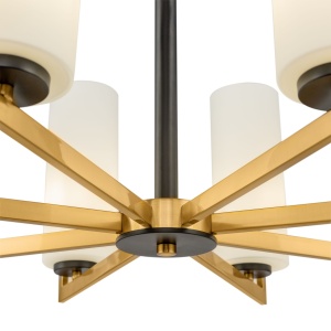 Candelabru Fortano MOD089PL-08BS, 8xE27, auriu+alb, IP20, Maytoni [4]- savelectro.ro