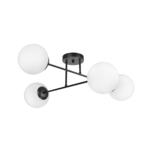 Candelabre, Candelabru interior Zhara, 4xE27, modern, negru, Klausen - savelectro.ro