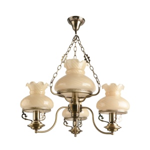 Candelabru Russet KL104004, 4xE27, bronz si crem, stil vintage, IP20