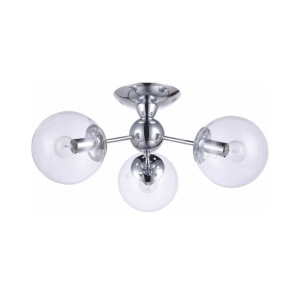 Candelabre, Candelabru Sedna, 3xE27, argintiu, Klausen - savelectro.ro