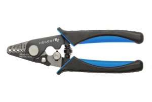 Cleste Dezizolator Fibra Optica 0.2-6mm, 24-10 AWG, Lungime 180mm, Hogert Technik [1]- savelectro.ro