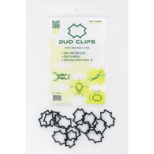 Accesorii pentru managementul cablurilor, Clips fixare cabluri si tevi DuoClips 22-50 mm, universal, reutilizabil, set 100 buc - savelectro.ro
