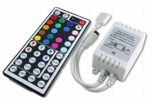 Controller slim 44 taste banda led RGB 6A 72W [1]- savelectro.ro
