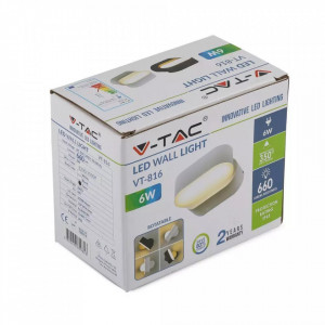 Corp iluminat exterior LED 6W, orientabil, lumina naturala, gri, V-TAC [3]- savelectro.ro